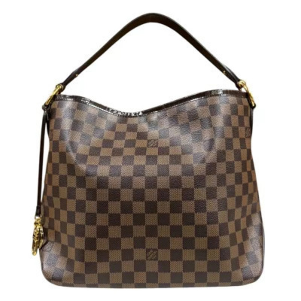 Louis Vuitton Delightful Damier Shoulder Bag Canvas Brown